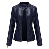 Minimalistische Leren Look Jas voor Dames