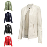 Minimalistische Leren Look Jas voor Dames