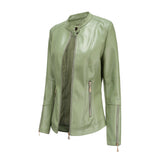 Minimalistische Leren Look Jas voor Dames
