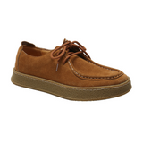 Heren Casual Veterschoenen met Suède Look en Comfort Zool