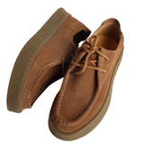 Heren Casual Veterschoenen met Suède Look en Comfort Zool