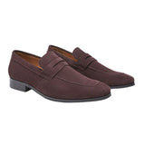 Heren Suède Loafers met Klassiek Design en Comfort Pasvorm
