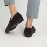 Heren Suède Loafers met Klassiek Design en Comfort Pasvorm