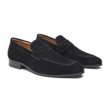 Heren Suède Loafers met Klassiek Design en Comfort Pasvorm