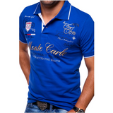 Heren Polo Met Print En Slim Fit Pasvorm