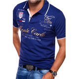 Heren Polo Met Print En Slim Fit Pasvorm