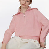 Lucia gebreide damestrui – warme en zachte trui met comfortabele pasvorm, ideaal voor casual winterlooks en stijlvolle laagjes.