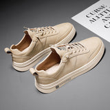 Minimalistische Sneakers met Lage Zool en Veters