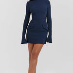 Amara elegante avondjurk voor dames – vloeiende, luxe stof met flatterend silhouet, perfect voor feesten, bruiloften en speciale gelegenheden.