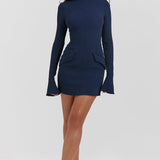 Amara elegante avondjurk voor dames – vloeiende, luxe stof met flatterend silhouet, perfect voor feesten, bruiloften en speciale gelegenheden.