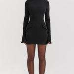 Amara elegante avondjurk voor dames – vloeiende, luxe stof met flatterend silhouet, perfect voor feesten, bruiloften en speciale gelegenheden.
