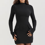Amara elegante avondjurk voor dames – vloeiende, luxe stof met flatterend silhouet, perfect voor feesten, bruiloften en speciale gelegenheden.