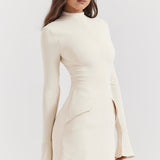 Amara elegante avondjurk voor dames – vloeiende, luxe stof met flatterend silhouet, perfect voor feesten, bruiloften en speciale gelegenheden.