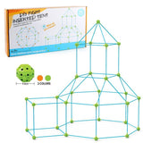 Build-a-Tent speel- & bouwkit voor kleuters – kleurrijk en duurzaam speelgoed dat creatief bouwen, fantasierijk spel en motorische vaardigheden stimuleert.