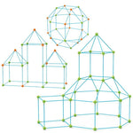 Build-a-Tent speel- & bouwkit voor kleuters – kleurrijk en duurzaam speelgoed dat creatief bouwen, fantasierijk spel en motorische vaardigheden stimuleert.