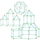 Build-a-Tent speel- & bouwkit voor kleuters – kleurrijk en duurzaam speelgoed dat creatief bouwen, fantasierijk spel en motorische vaardigheden stimuleert.