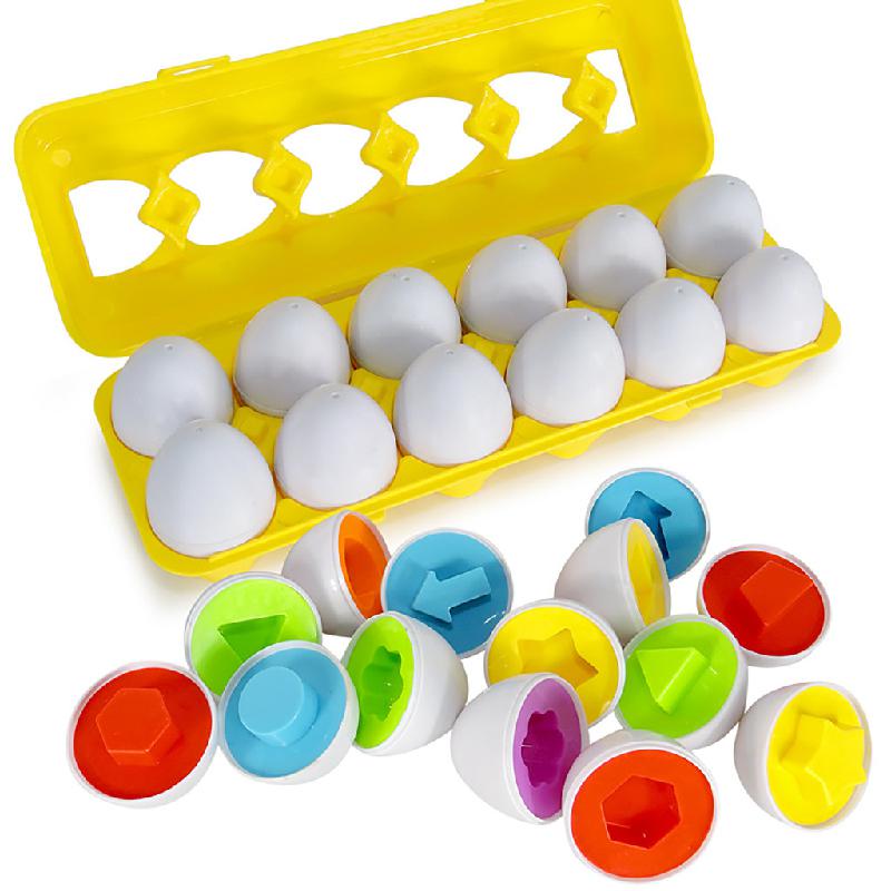 EggyBrain interactieve kinderpuzzel – educatief spel voor kinderen, stimuleert vormen- en kleurenherkenning, probleemoplossend denken en fijne motoriek.