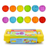 EggyBrain interactieve kinderpuzzel – educatief spel voor kinderen, stimuleert vormen- en kleurenherkenning, probleemoplossend denken en fijne motoriek.