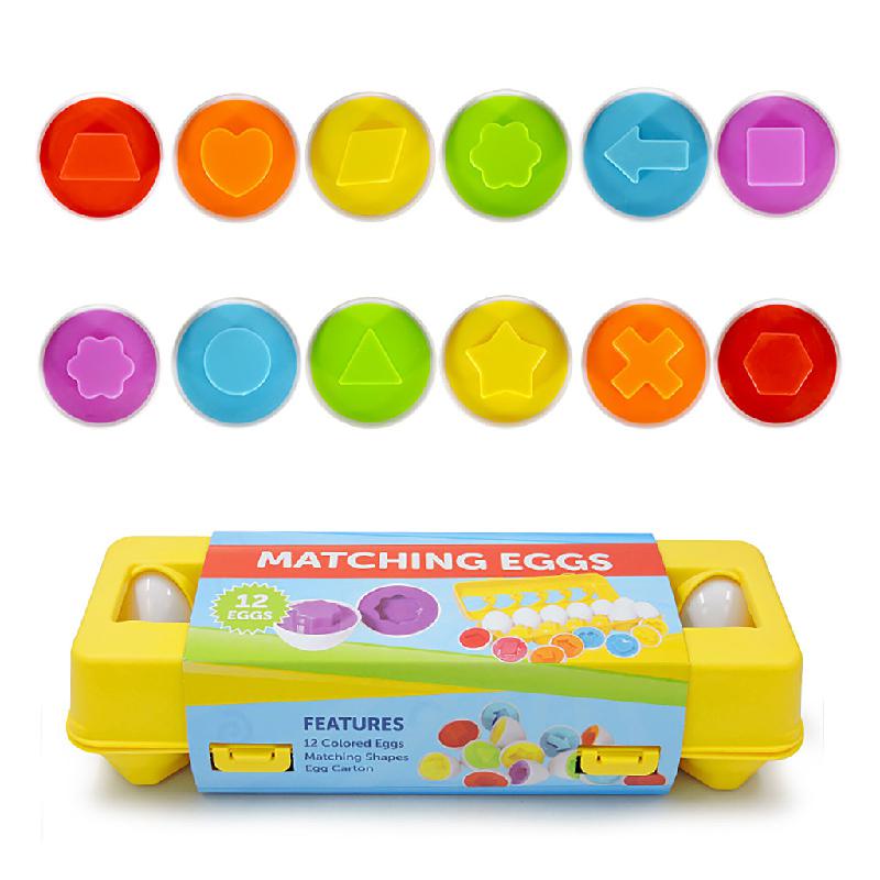 EggyBrain interactieve kinderpuzzel – educatief spel voor kinderen, stimuleert vormen- en kleurenherkenning, probleemoplossend denken en fijne motoriek.