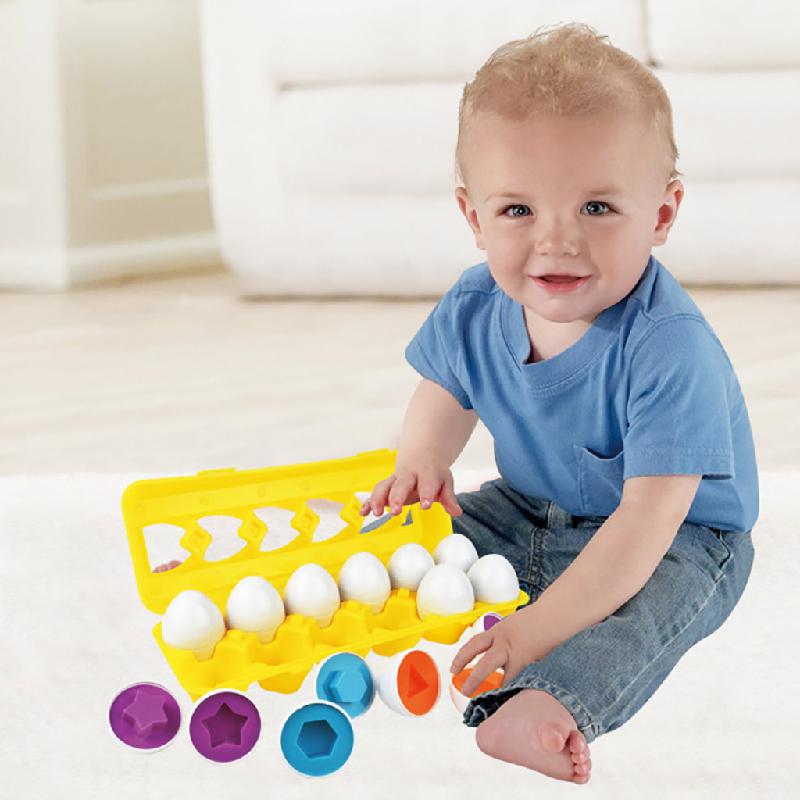 EggyBrain interactieve kinderpuzzel – educatief spel voor kinderen, stimuleert vormen- en kleurenherkenning, probleemoplossend denken en fijne motoriek.