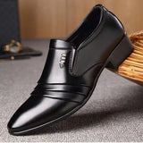 Heren Lakleren Nette Schoenen met Glanzende Afwerking