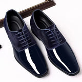 Heren Lakleren Nette Schoenen met Glanzende Afwerking