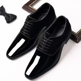 Heren Lakleren Nette Schoenen met Glanzende Afwerking