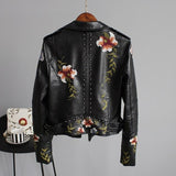 Bloemenprint Bikerjas voor Dames