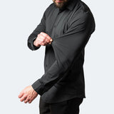 Elegant Heren Overhemd Met Slim Fit En Strakke Afwerking