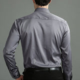 Elegant Heren Overhemd Met Slim Fit En Strakke Afwerking