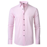 Elegant Heren Overhemd Met Slim Fit En Strakke Afwerking