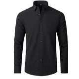 Elegant Heren Overhemd Met Slim Fit En Strakke Afwerking