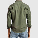 Leonardo heren casual overhemd met lange mouwen in diverse kleuren – zachte katoen, regular fit pasvorm en tijdloze casual stijl.