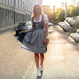 Dirndl Jurk Traditionele Oktoberfest Stijl met Schort
