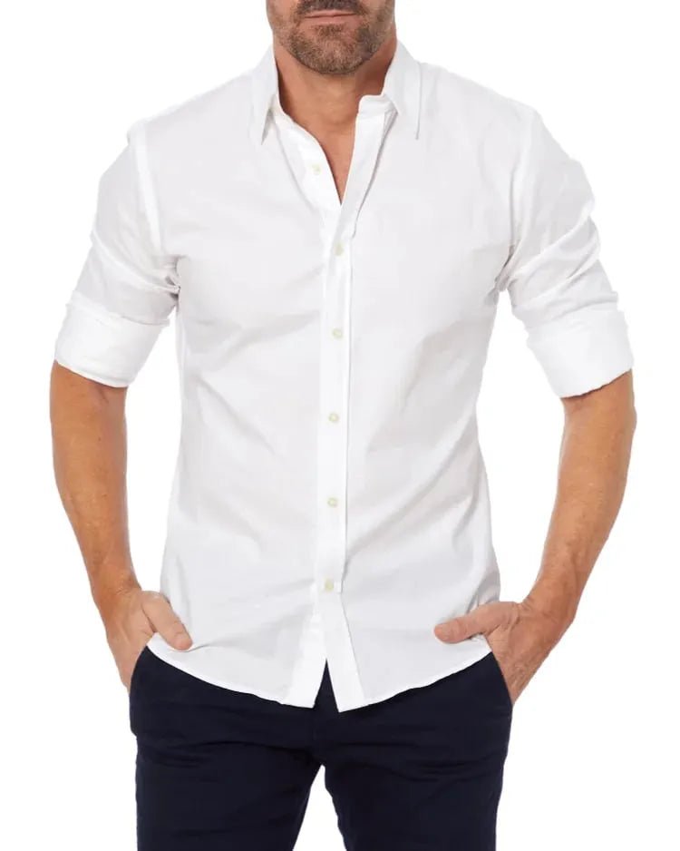 Nova stijlvol heren overhemd met rits, modern design en perfecte pasvorm voor een eigentijdse look.