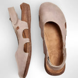 Dames Slingback Ballerina's met Uitgesneden Details