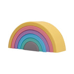 Montessori Regenboog Stacker leerzaam stapelspel voor peuters – stimuleert motorische vaardigheden, kleurherkenning en probleemoplossend denken op een veilige en speelse manier.