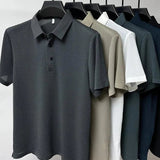 Heren Polo Met Structuur En Slim Fit Design