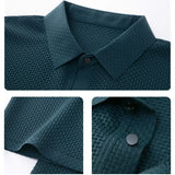 Heren Polo Met Structuur En Slim Fit Design