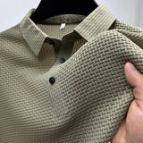 Heren Polo Met Structuur En Slim Fit Design