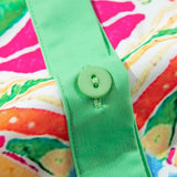 Bohemian Tuniekjurk met Kleurrijke Print en Knoopsluiting