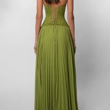 Dames Maxi Jurk met Spaghettibandjes en V-hals