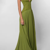 Dames Maxi Jurk met Spaghettibandjes en V-hals