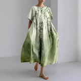 Oversized Maxi Jurk met Bloemenprint