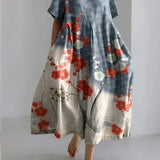 Oversized Maxi Jurk met Bloemenprint