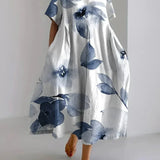 Oversized Maxi Jurk met Bloemenprint