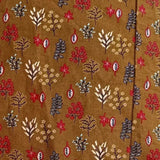 Midi Jurk met Ronde Hals en Bloemenprint