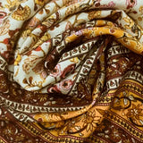Bohemian Overslag Mini Jurk met Print