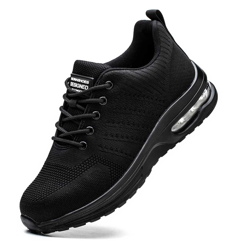 Dames veiligheidsschoenen SteelGuard – stevige werkschoenen met stalen neus, slipvast profiel en comfortabele pasvorm voor optimale bescherming.