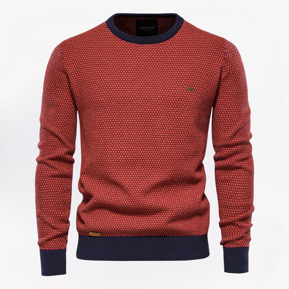 Herentrui met ruitmotief – tijdloze stijl en comfort. Ideaal voor een klassieke, modieuze uitstraling met een zachte, warme pasvorm.